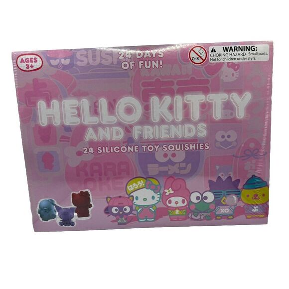 Sanrio Other - Sanrio Hello Kitty and Friends 24 Silicone Toy Squishies Set Factory Sealed